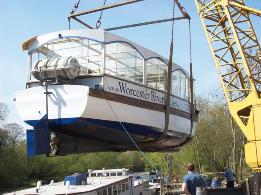 Boat Craneage and Storage River Severn Worcestershire -