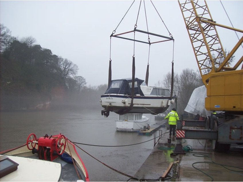 Boat Craneage and Storage River Severn Worcestershire -